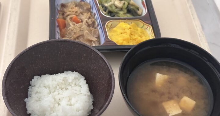 ダイエット入院３日目朝食