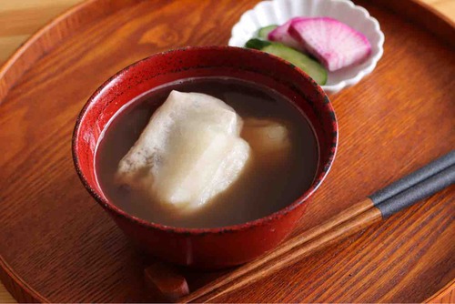 小豆から炊いて作るぜんざい