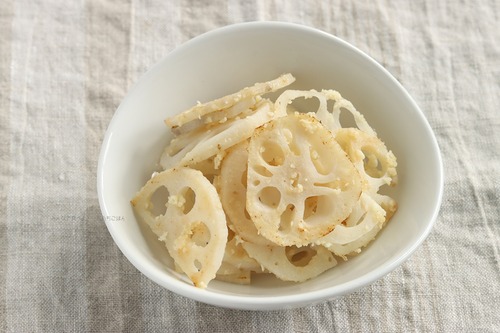 れんこんのチーズきんぴら