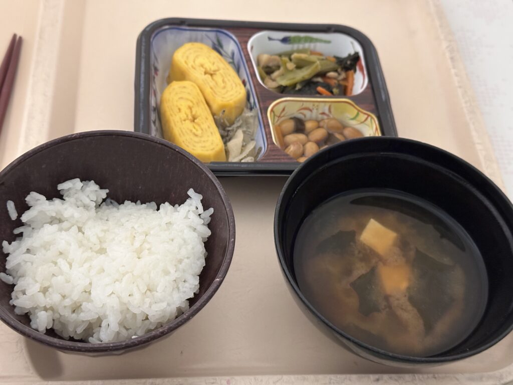 ダイエット入院１１日目朝食