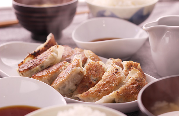 うちの自慢の白菜餃子